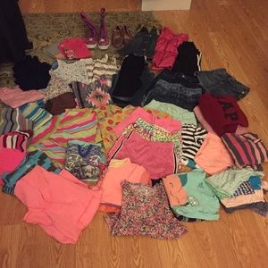 Huge girls clothing lot: Justice and more 55items